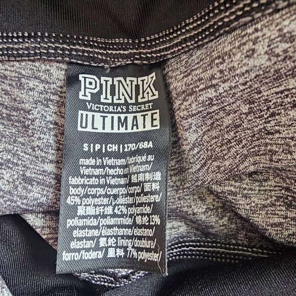 Victoria Secret pink womens Sz S gray mesh high waist leggings - Picture 7 of 7